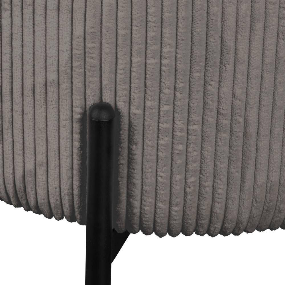 MANIRENJA ülőke bársony-szürke