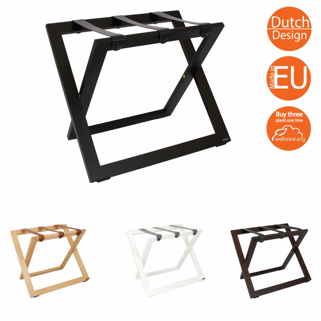 COMPACT tömörfa bőröndtartó