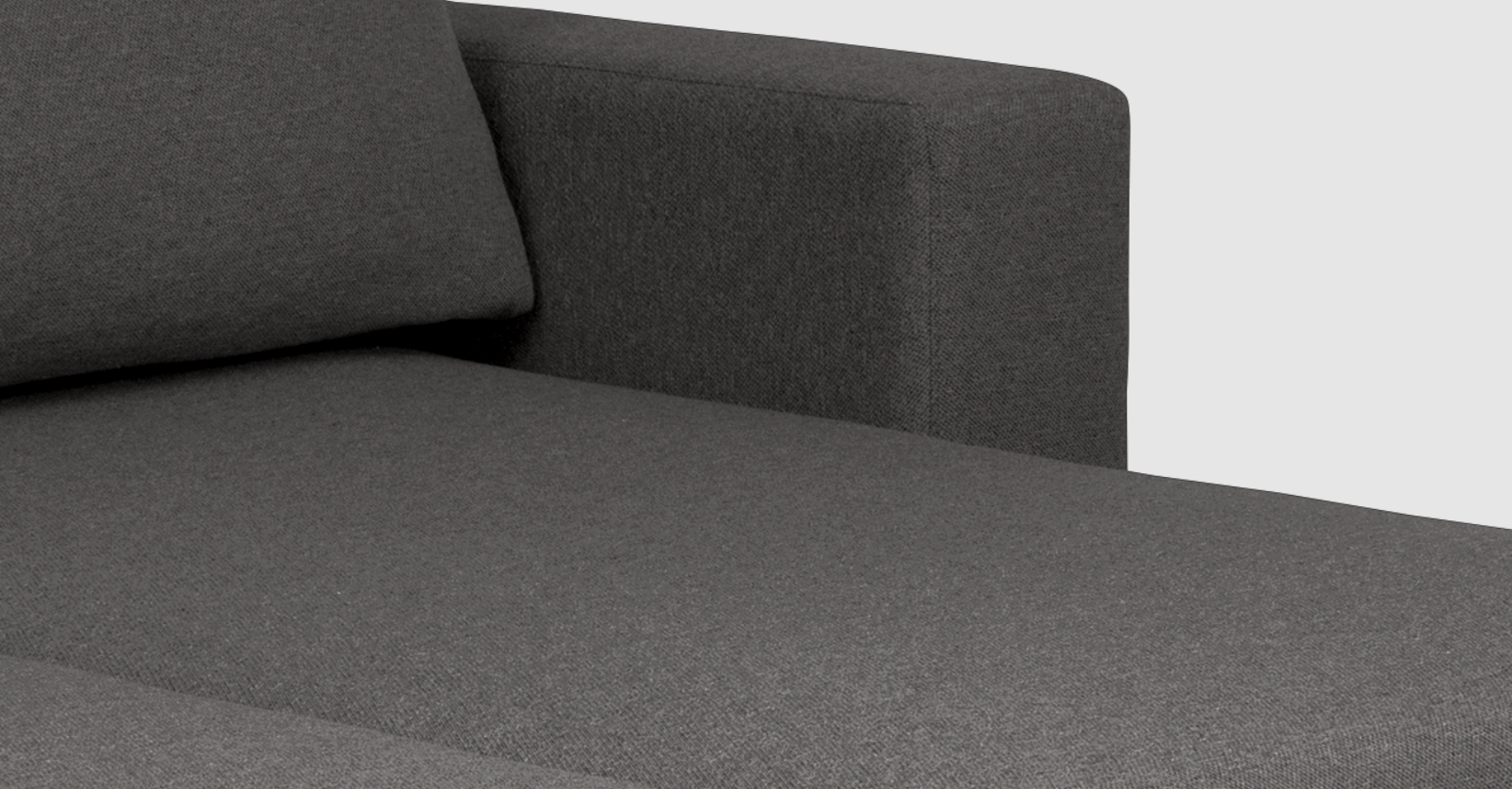 MAASUPA kanapé sötét szürke