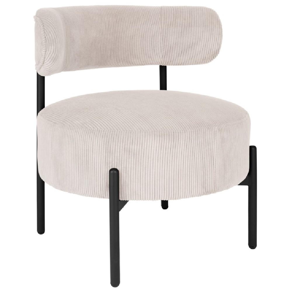 MANIRENJA fotel bársony-fehér