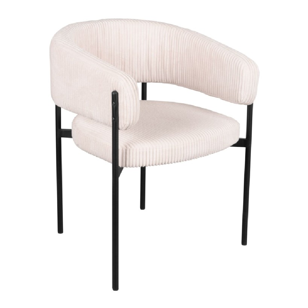 MANIRENJA szék bársony-fehér