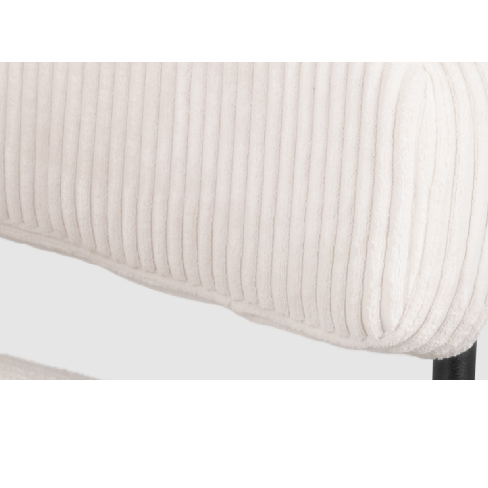 MANIRENJA szék bársony-fehér