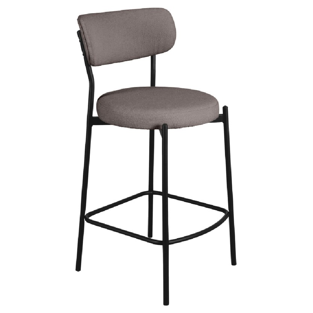 MANIRENJA háttámlás bárszék szürke