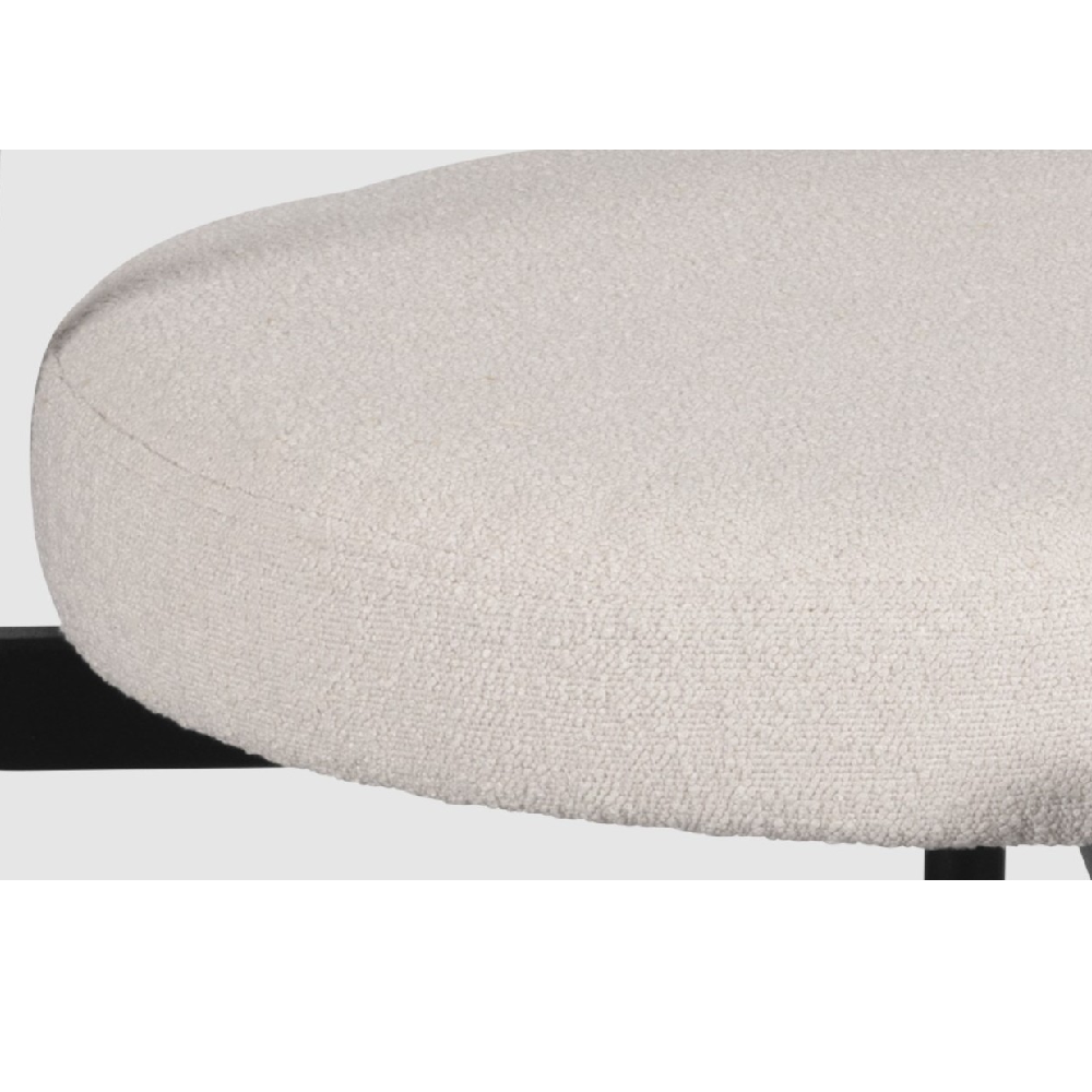 MANIRENJA háttámlás bárszék fehér