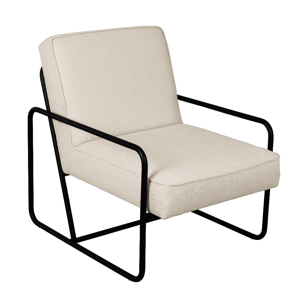 PAKOTKUARA fotel boucle krém