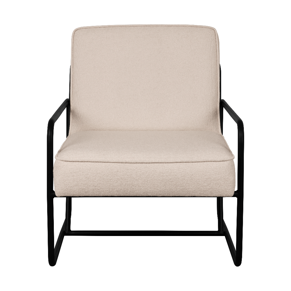 PAKOTKUARA fotel boucle krém