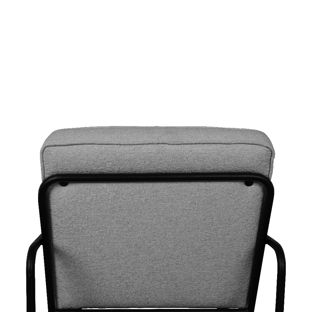 PAKOTKUARA fotel boucle világos szürke