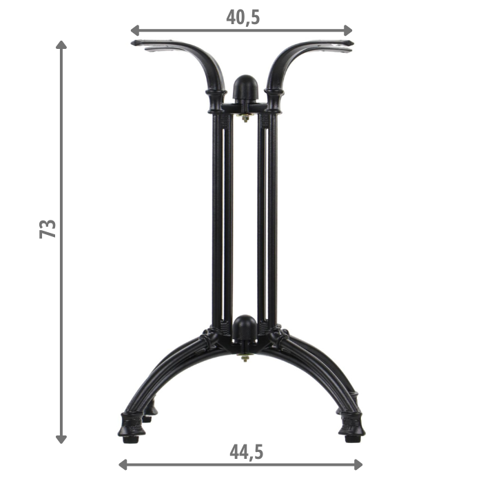 Öntöttvas asztalláb SH-5028/B