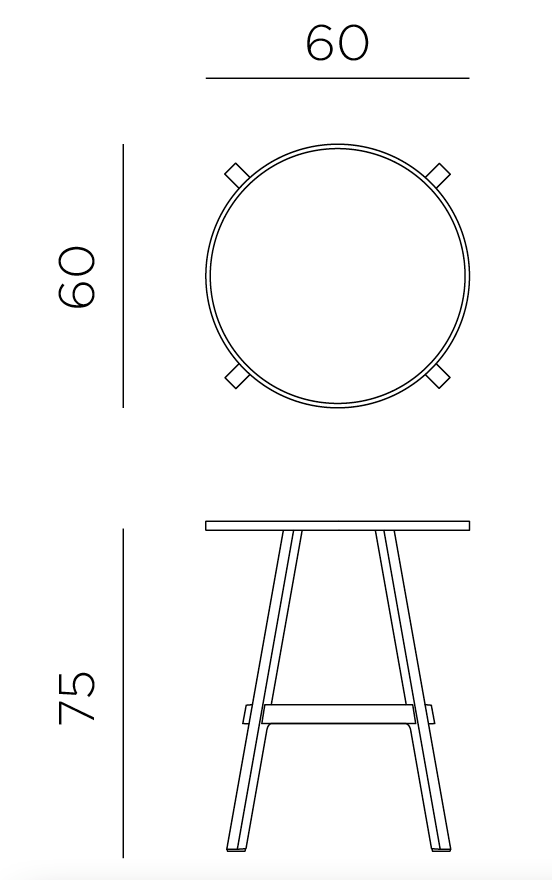 NARDI COMBO 60 asztal