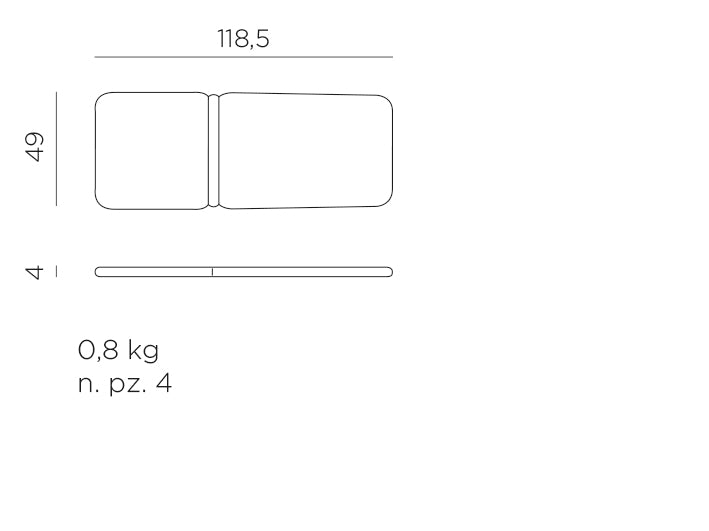 NARDI DARSENA párna