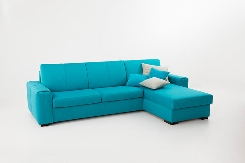 EVA L-alakú fémmechanikás kanapéágy