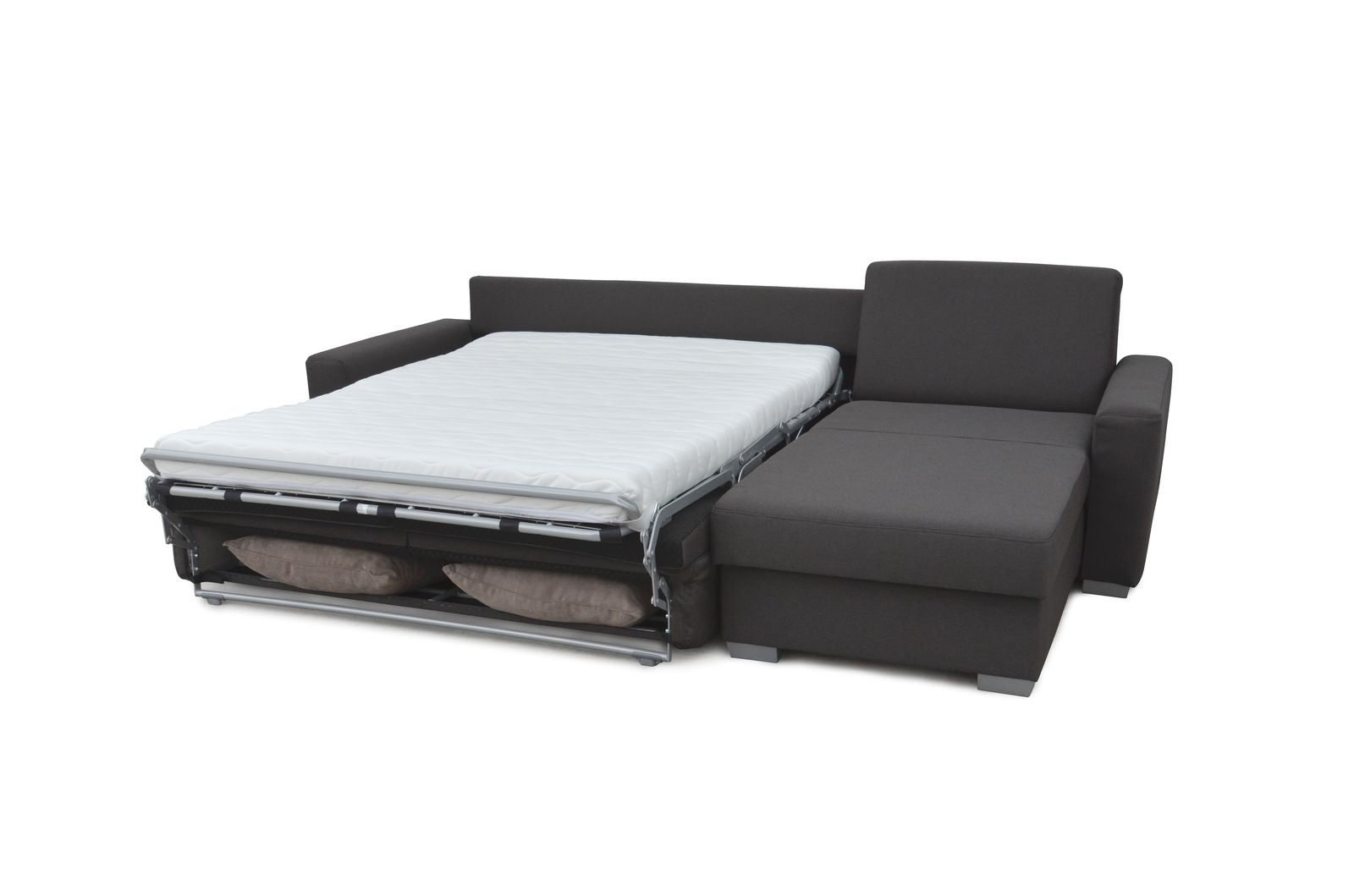 NINA L-alakú fémmechanikás kanapéágy